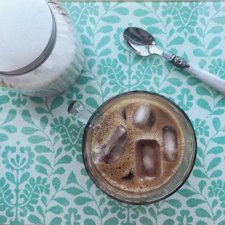 coffee, breakfast, iced coffee, spring, summer, drinks, blogger, home cook , food blog
